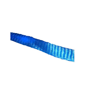 Tubular webbing for corner rope