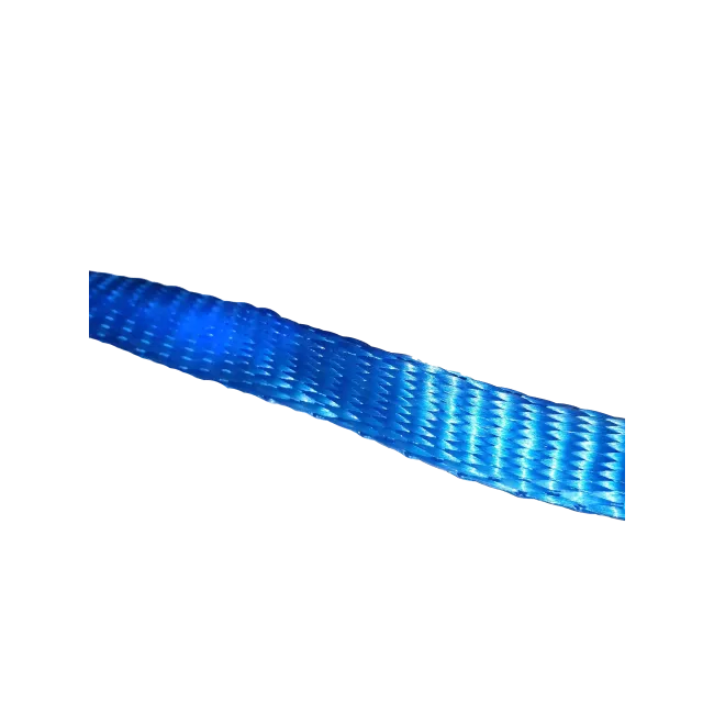 Tubular webbing for corner rope